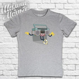 Прикольные футболки: Бумбокс Меланж